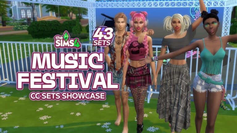 The Sims 4 Music Festival CC: 43 Euphoric Pieces You Need For Simchella Vibes