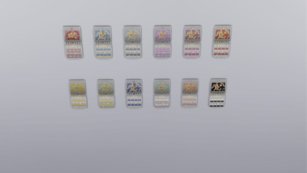 SimsPancake Little Twinkle Star Calendar Swatch