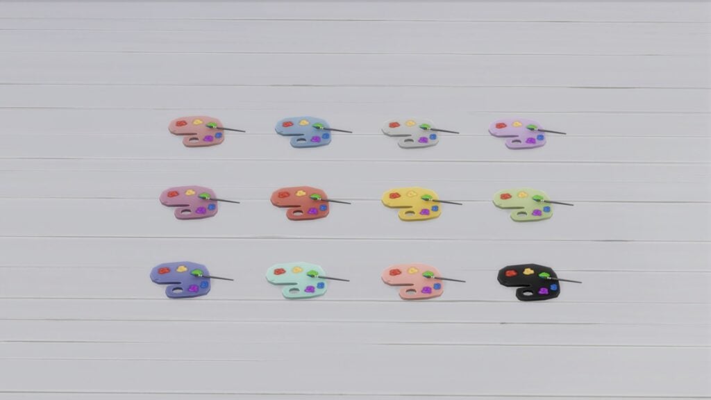 SimsPancake Scribble and Splash Palette Swatch