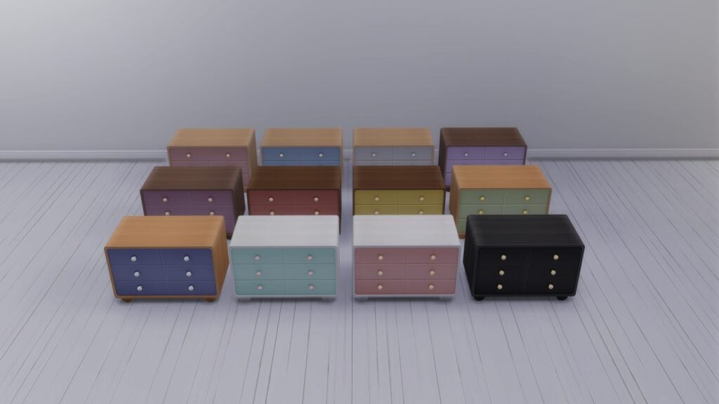 SimsPancake Snuggle Drawers Dresser Swatch