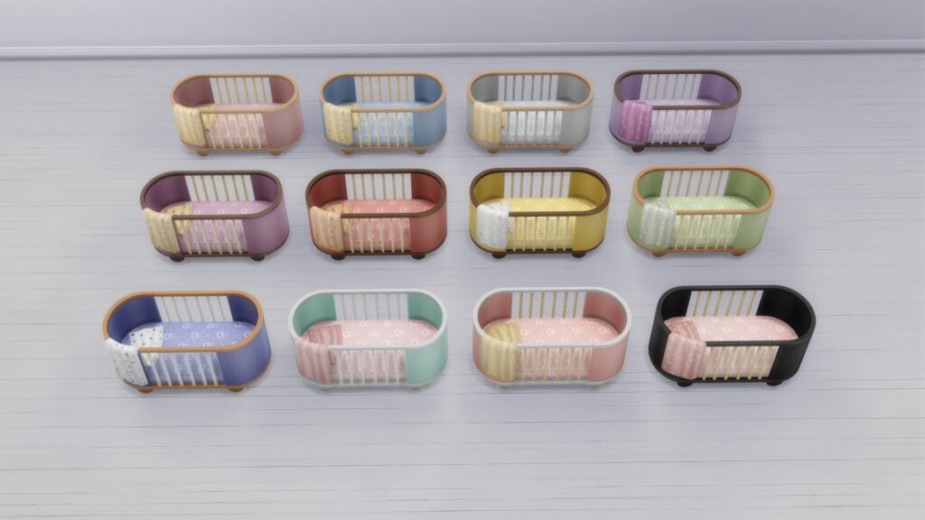 SimsPancake Sweet Dreams Crib Swatch