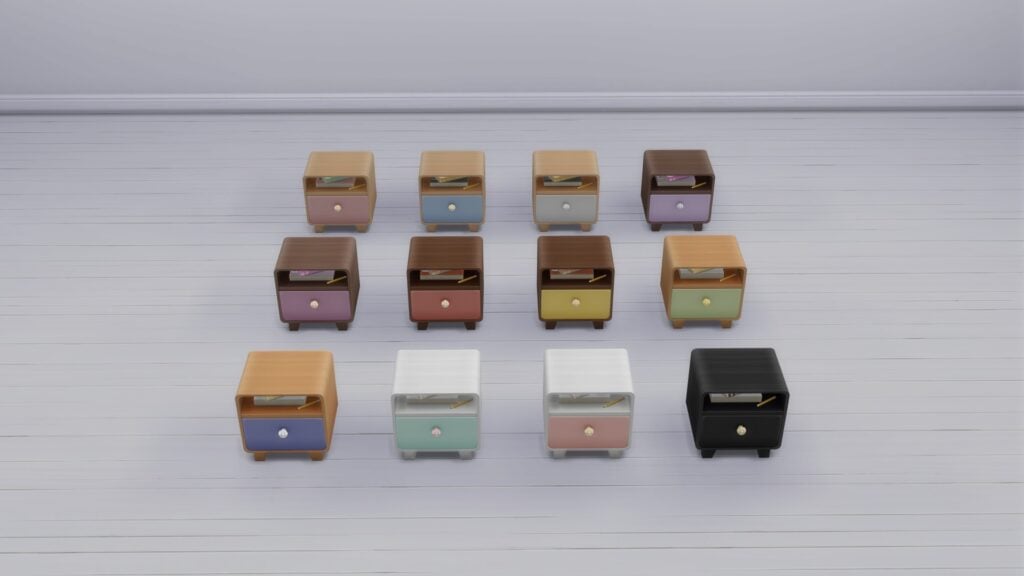 SimsPancake The Bunny Hop Bedside Cubby Swatch