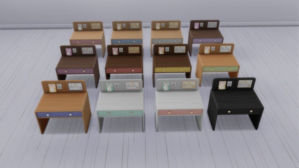 Simspancake Snuggle Nook Study Desk Swatch