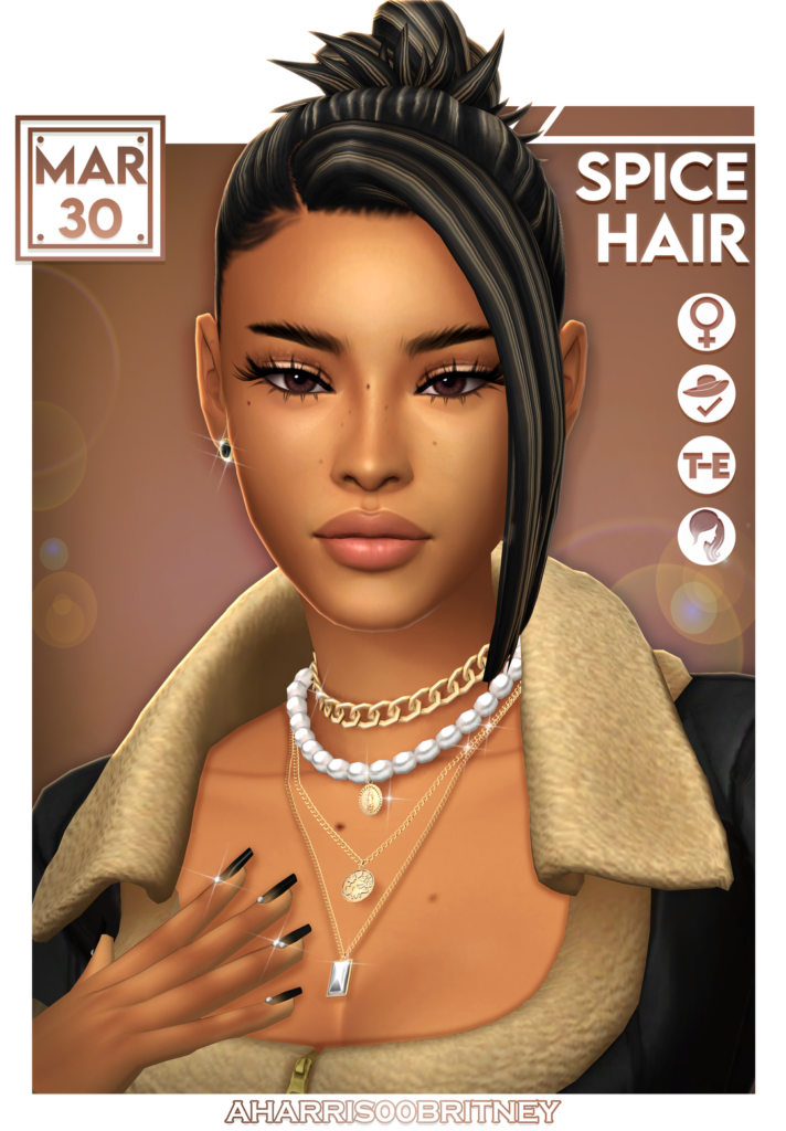The Sims 4 Maxis Match Hairstyles CC: 80 Sets for Different Ages and Genders 4 SpiceHair