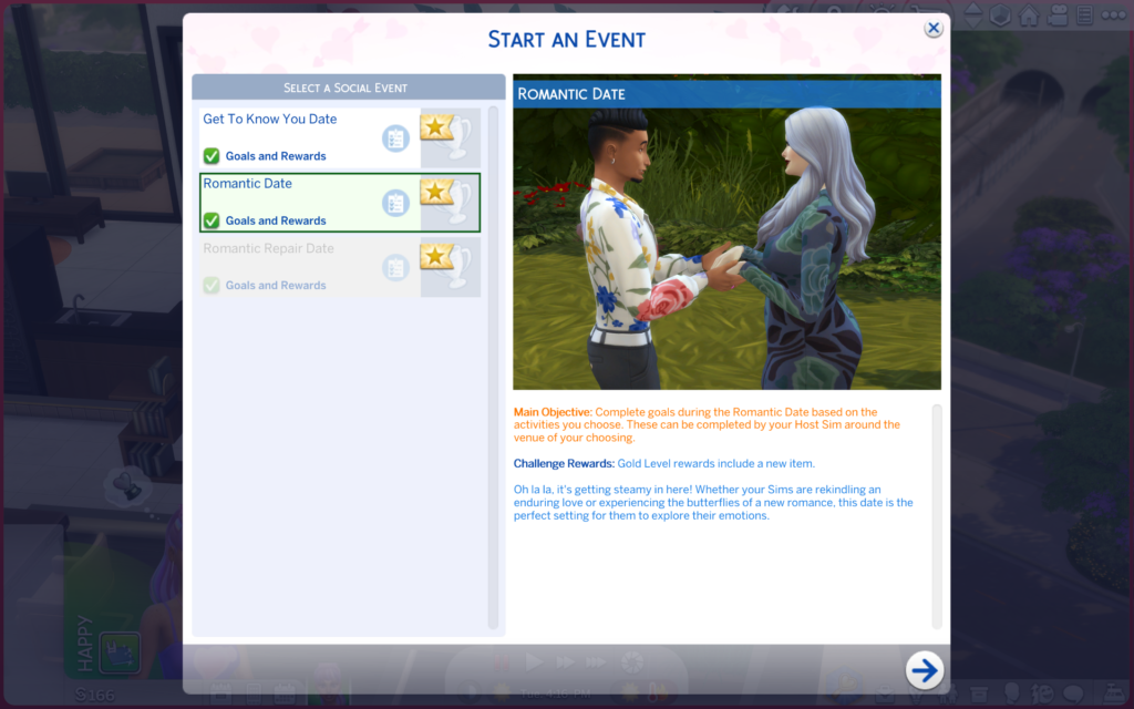 Sims 4 Dating Event