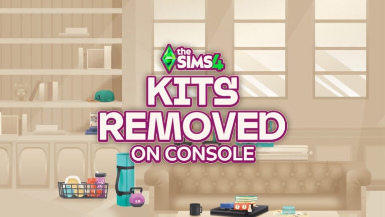 Removal of Official The Sims 4 Kits From Console Stores Starts Now