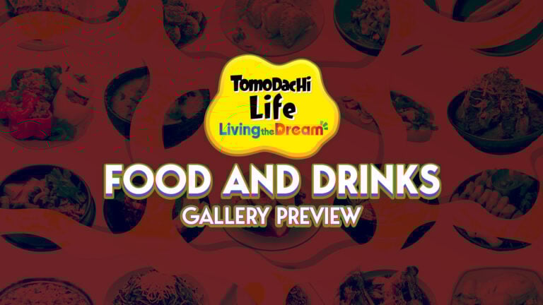 Tomodachi Life: Living The Dream Food and Drinks Overview