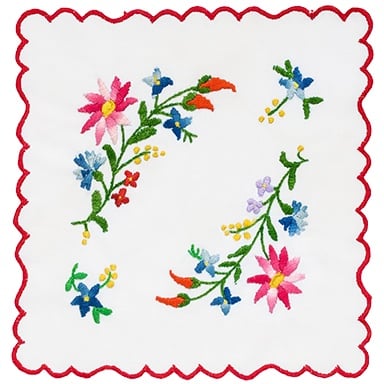 Treasure EmbroideredHandkerchief
