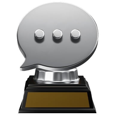 Treasure SpeechBubbleSilver 1