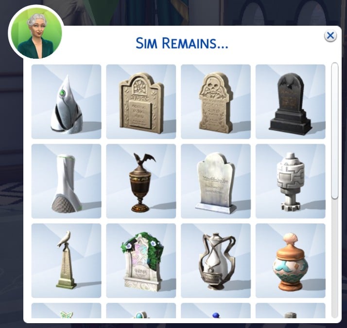 Guide to The Sims 4 Wills and Heirlooms from Life & Death Expansion Pack 4 Sims 4 Wills and Heirlooms, Sims 4 Life & Death, Sim Remains Urns