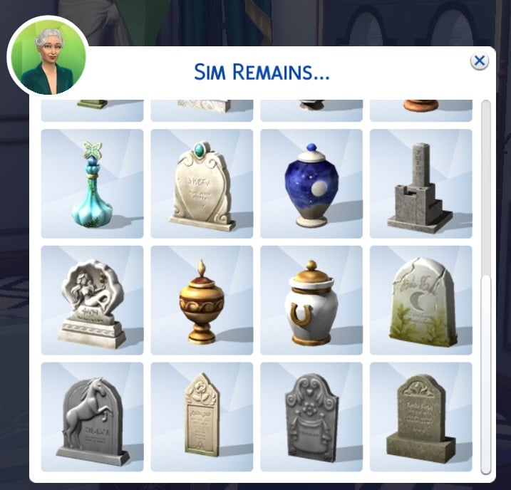 Guide to The Sims 4 Wills and Heirlooms from Life & Death Expansion Pack 5 Sims 4 Wills and Heirlooms, Sims 4 Life & Death, Sim Remains Gravestones