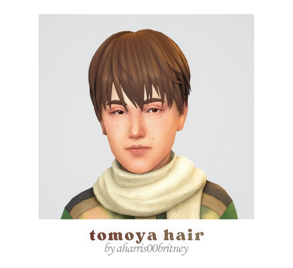 The Sims 4 Maxis Match Hairstyles CC: 80 Sets for Different Ages and Genders 112 aharrisconversion4