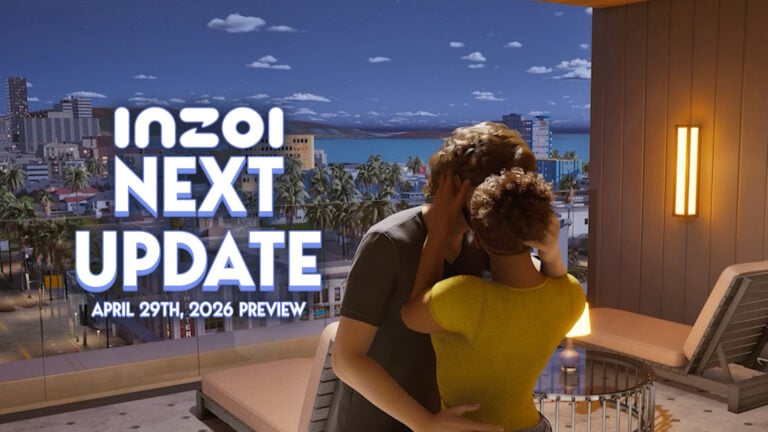 Next InZOI Update: New Jobs, New Interactions, New Ways to Play Coming April 29th!