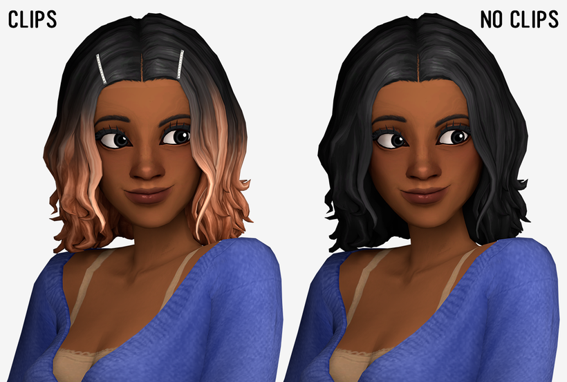The Sims 4 Maxis Match Hairstyles CC: 80 Sets for Different Ages and Genders 33 janine2