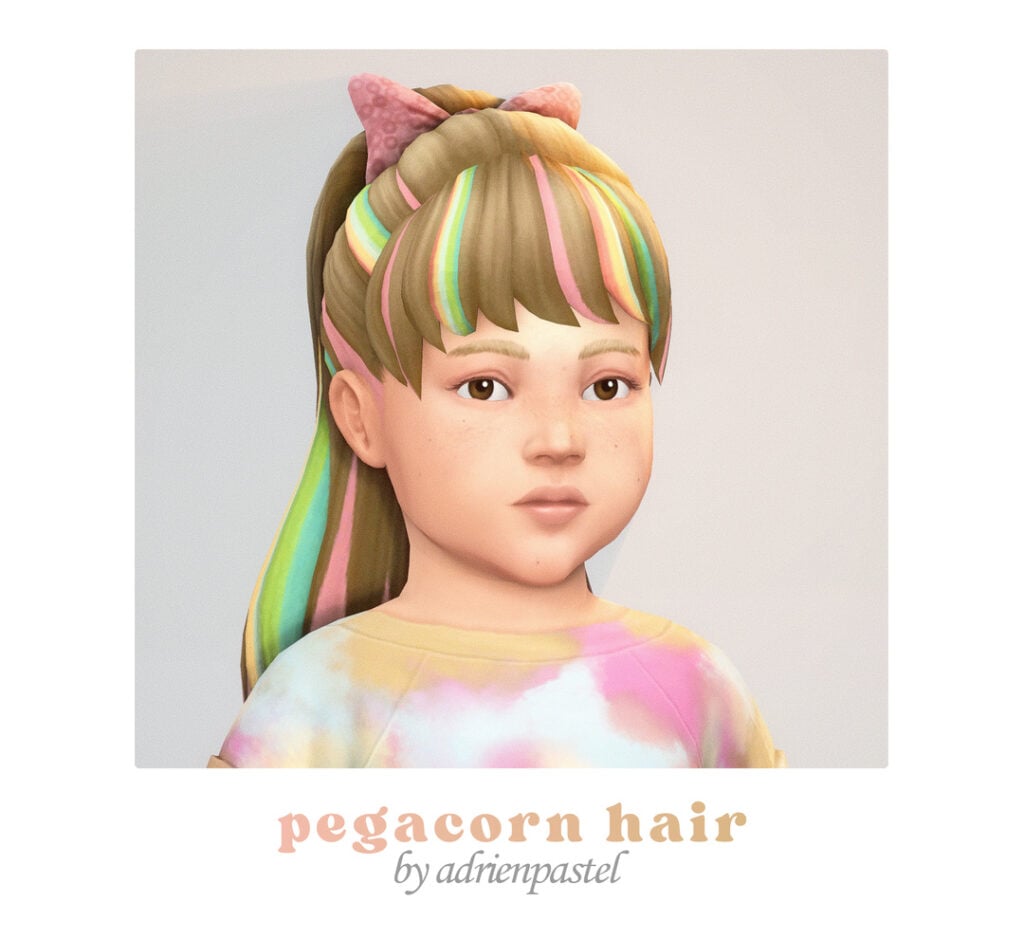 The Sims 4 Maxis Match Hairstyles CC: 80 Sets for Different Ages and Genders 102 pegacorn