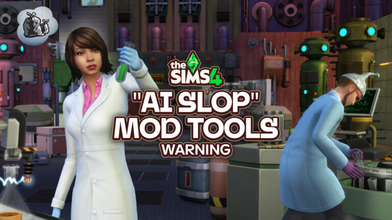Popular Sims 4 Mods Creator Warns About Recent Wave of “AI Slop” Game Mod Tools