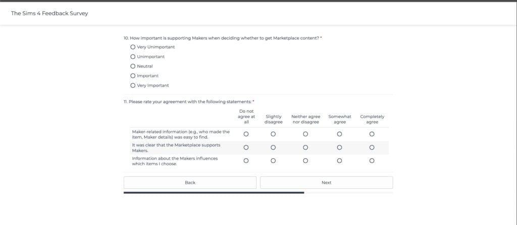 the sims 4 marketplace official survey4