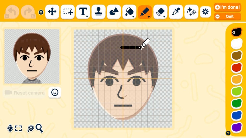 Mii Maker Comparison: From Miitopia to Tomodachi Life 22 Face drawing feature in Tomodachi Life: Living the Dream.