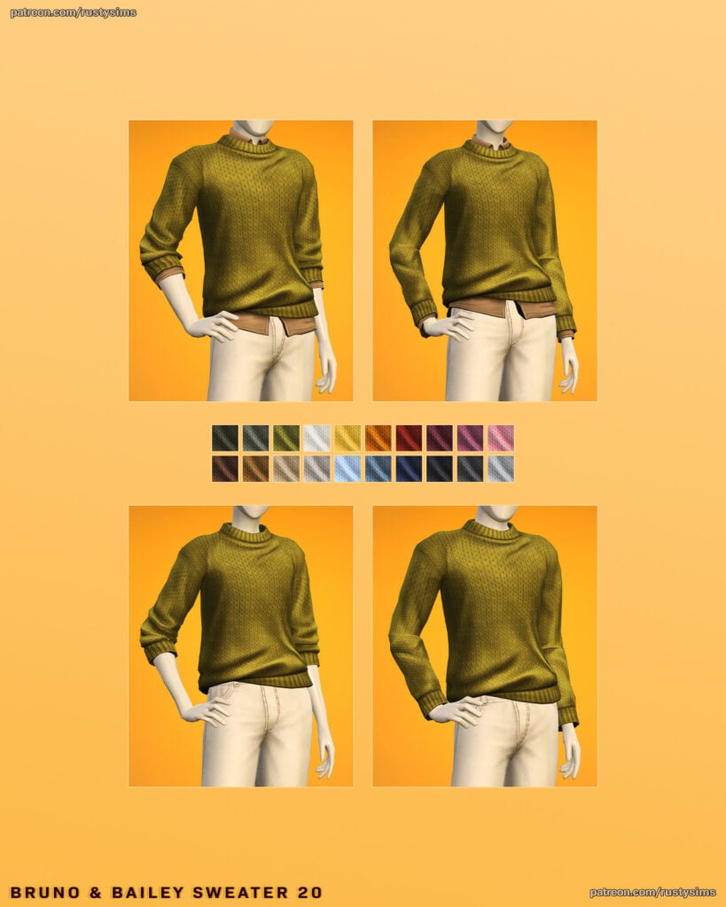 34 Beautiful Sims 4 Cottagecore CC Sets For The Coziest CAS Wardrobe 56 Bruno4