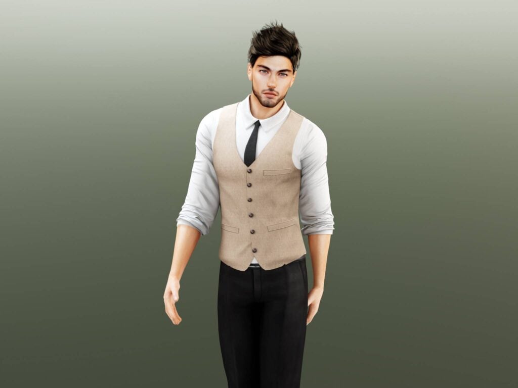 The Sims 4 Formal Wear CC: 54 Sets For Luxury CAS Gameplay 48 Buttoned
