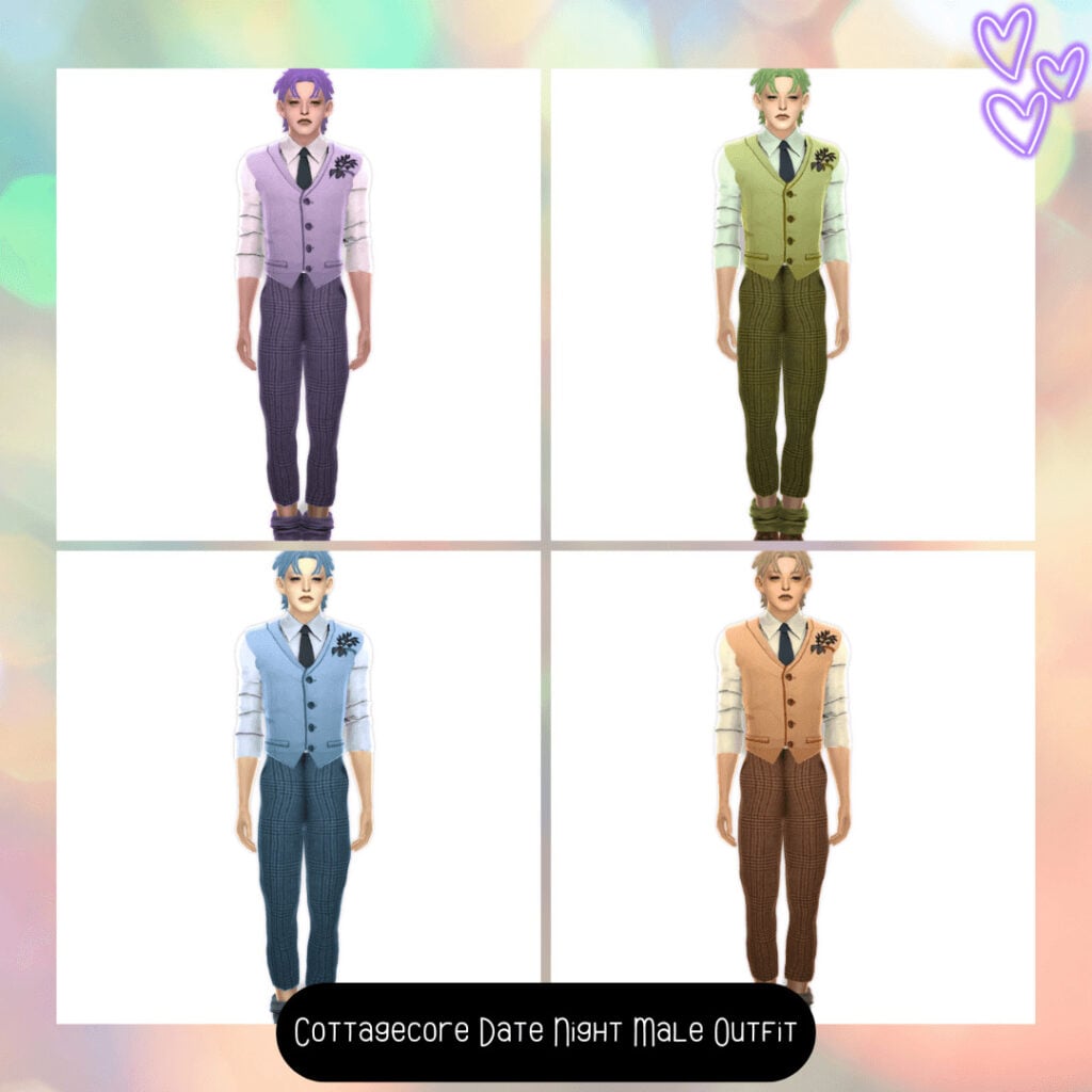 34 Beautiful Sims 4 Cottagecore CC Sets For The Coziest CAS Wardrobe 48 CottagecoreMale