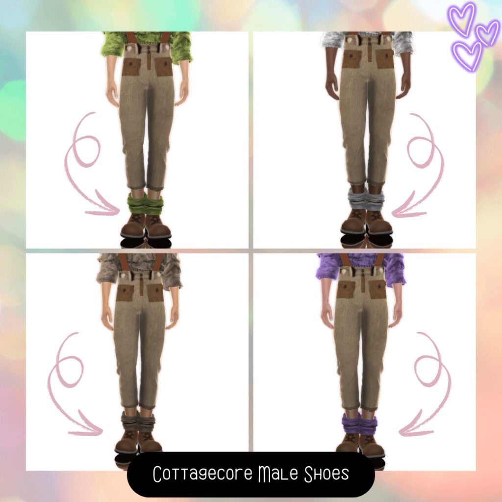 34 Beautiful Sims 4 Cottagecore CC Sets For The Coziest CAS Wardrobe 65 CottagecoreShoes
