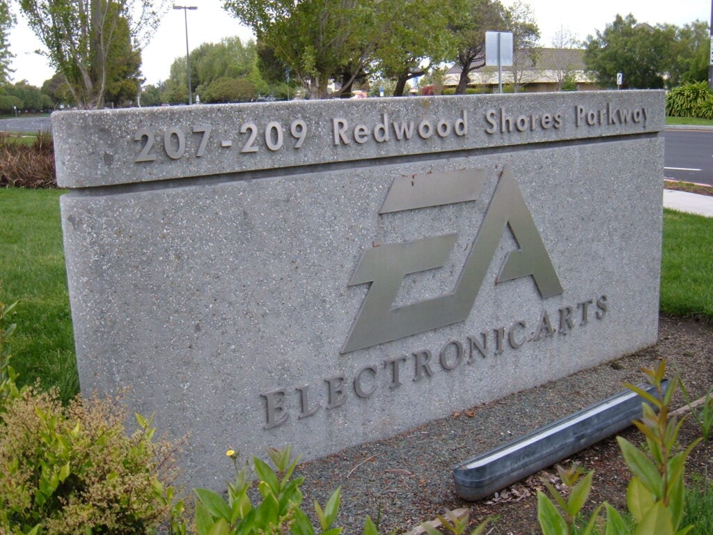 EA HQ complex sign