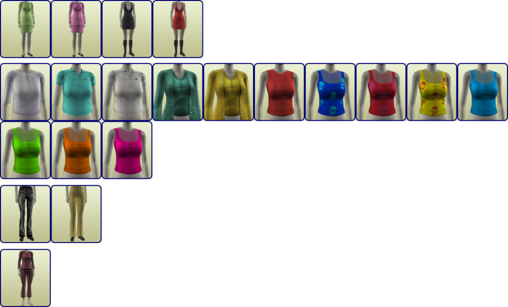 Unlocking The Sims 2 IKEA Home Stuff, Store And Other Lost Content 22 Elder Female Outfit