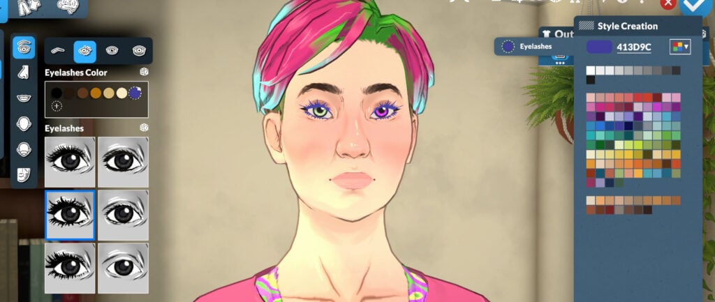 Exploring Paramaker Features in Paralives: Guide To Character Creator 39 Eyelashes