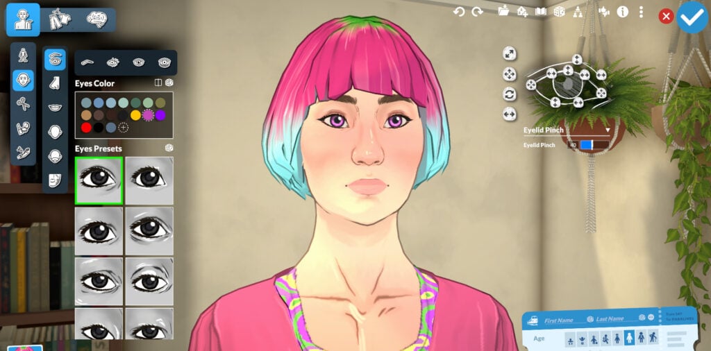 Exploring Paramaker Features in Paralives: Guide To Character Creator 33 Face Eye 1