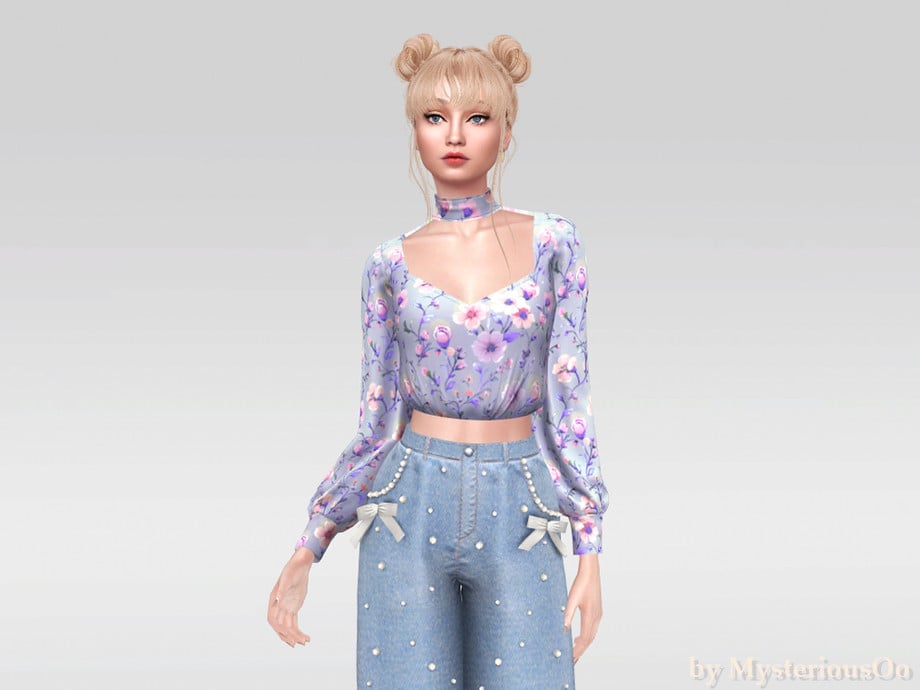 34 Beautiful Sims 4 Cottagecore CC Sets For The Coziest CAS Wardrobe 2 FloralWhisper2