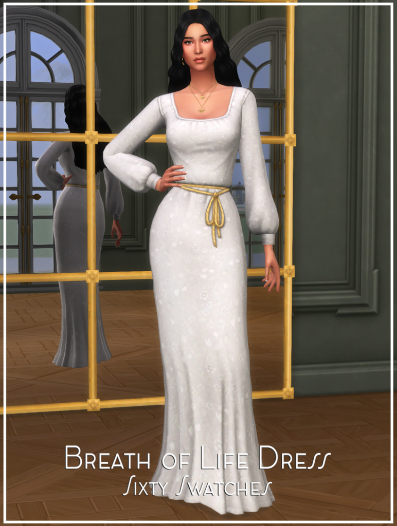 34 Beautiful Sims 4 Cottagecore CC Sets For The Coziest CAS Wardrobe 28 Florence3