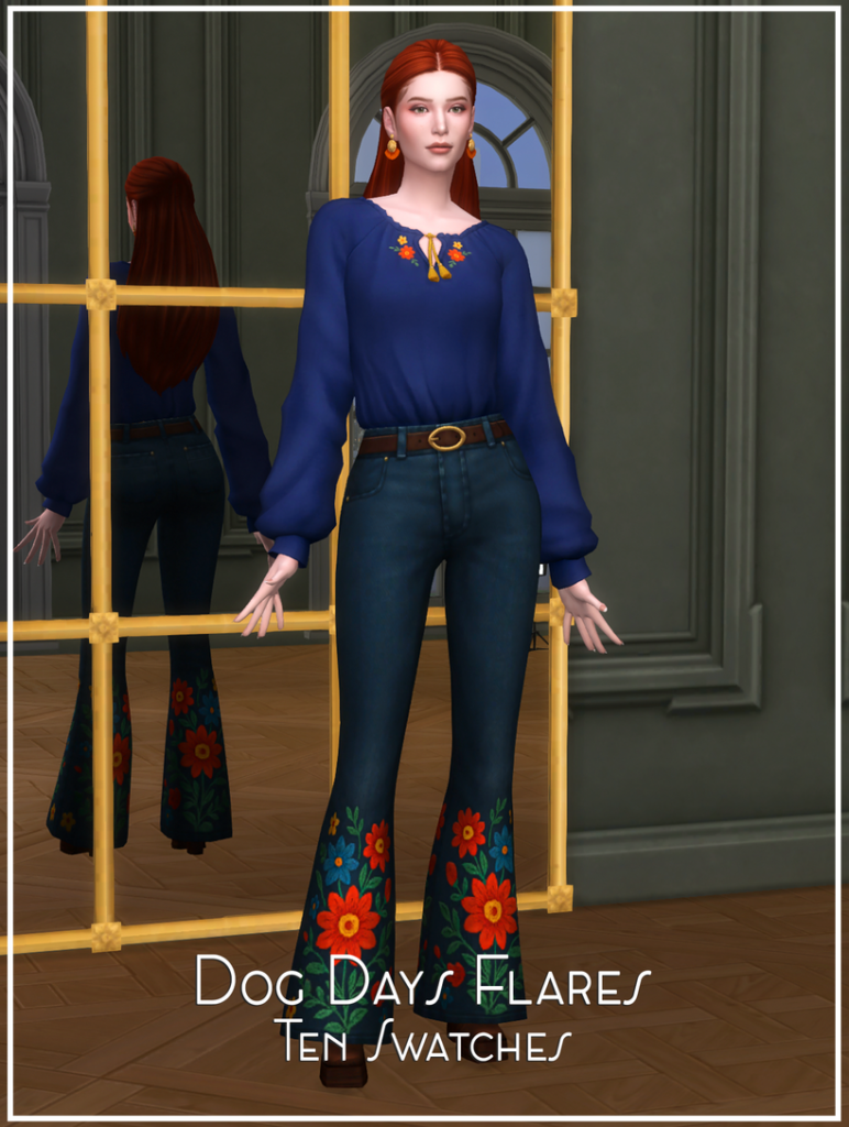 34 Beautiful Sims 4 Cottagecore CC Sets For The Coziest CAS Wardrobe 27 Florence4
