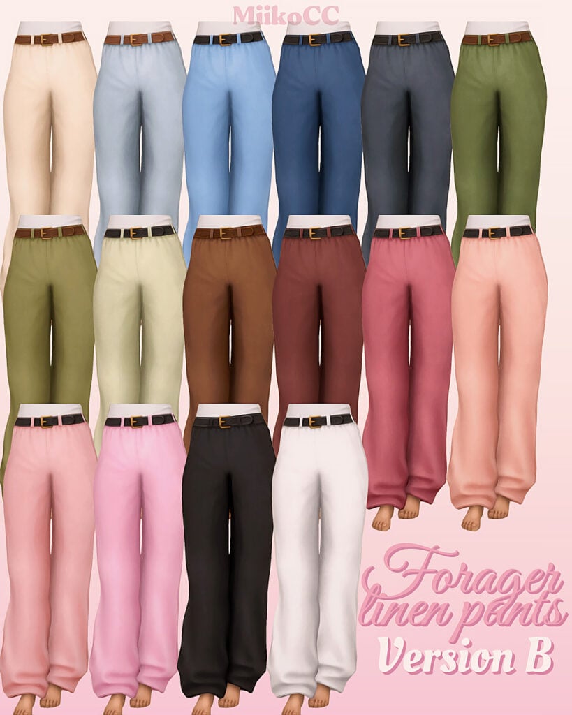 34 Beautiful Sims 4 Cottagecore CC Sets For The Coziest CAS Wardrobe 10 ForagerPants3