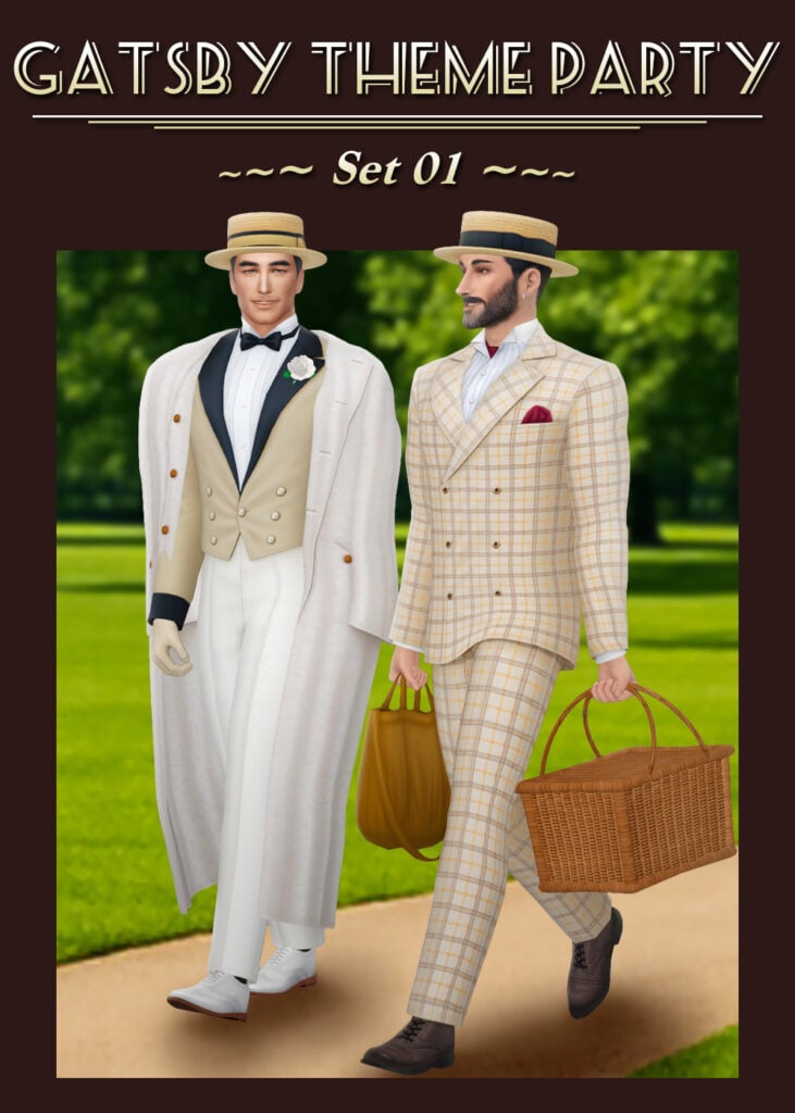The Sims 4 Formal Wear CC: 54 Sets For Luxury CAS Gameplay 60 Gatsby