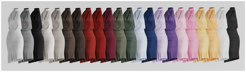 The Sims 4 Formal Wear CC: 54 Sets For Luxury CAS Gameplay 13 HalterOpen2