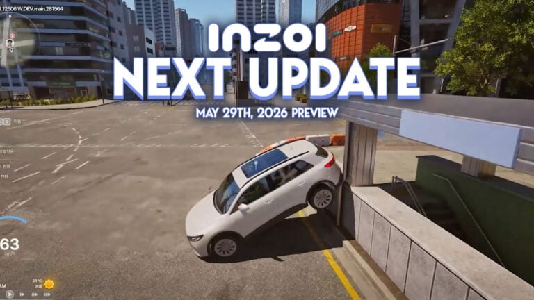 Upcoming InZOI Updates: Basements, Car Physics and First Person!