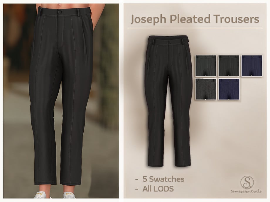 The Sims 4 Formal Wear CC: 54 Sets For Luxury CAS Gameplay 50 JosephPleated1