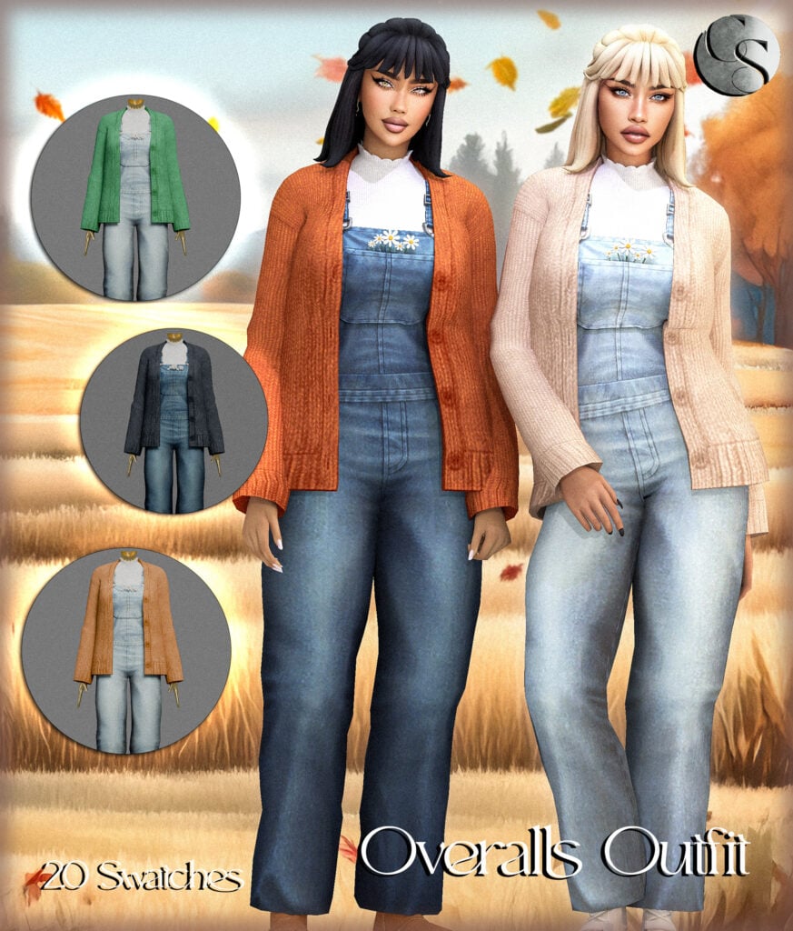 34 Beautiful Sims 4 Cottagecore CC Sets For The Coziest CAS Wardrobe 34 LittleCottage2