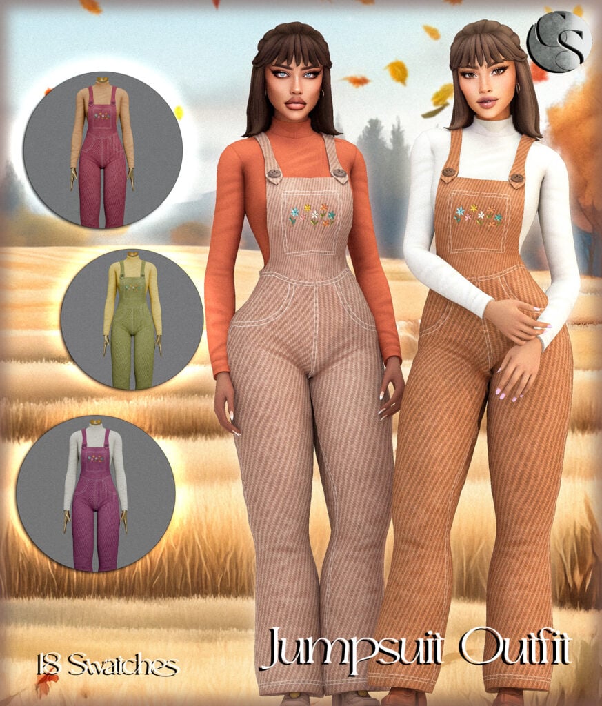 34 Beautiful Sims 4 Cottagecore CC Sets For The Coziest CAS Wardrobe 35 LittleCottage3