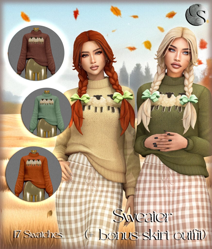 34 Beautiful Sims 4 Cottagecore CC Sets For The Coziest CAS Wardrobe 37 LittleCottage5