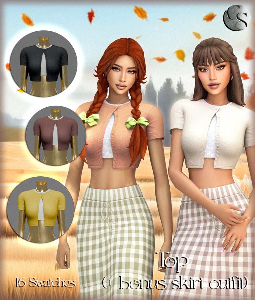 34 Beautiful Sims 4 Cottagecore CC Sets For The Coziest CAS Wardrobe 38 LittleCottage6