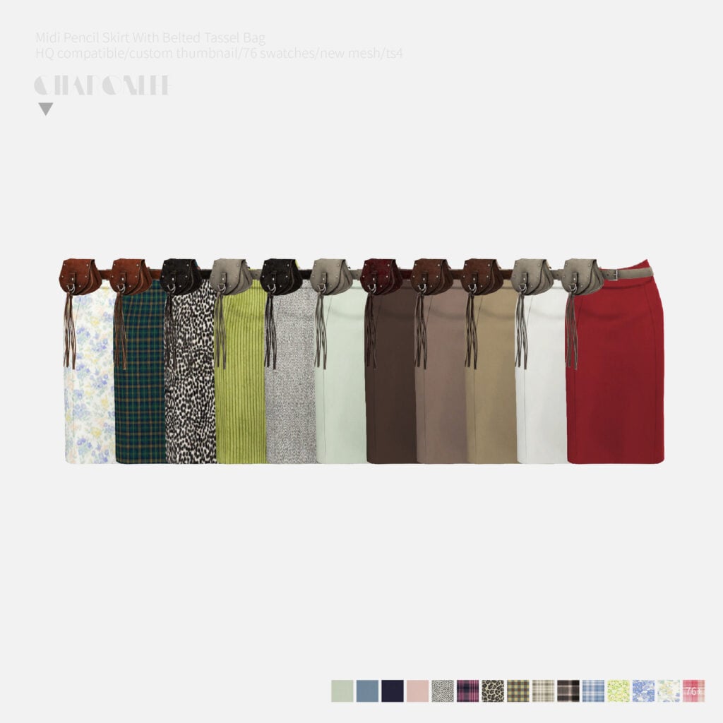 34 Beautiful Sims 4 Cottagecore CC Sets For The Coziest CAS Wardrobe 7 MidiPencil2