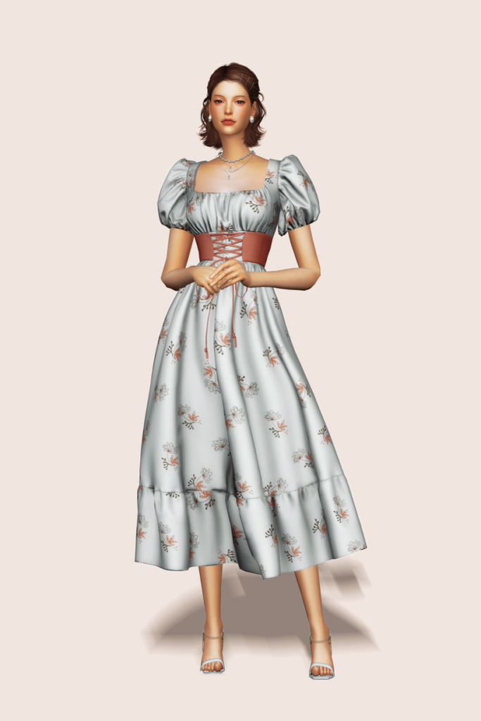 34 Beautiful Sims 4 Cottagecore CC Sets For The Coziest CAS Wardrobe 21 Moonlace2