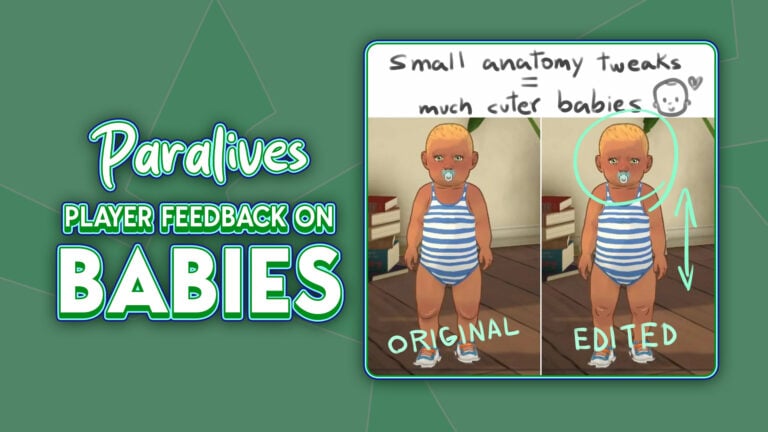 Paralives Community Gives First Feedback On Baby Improvements