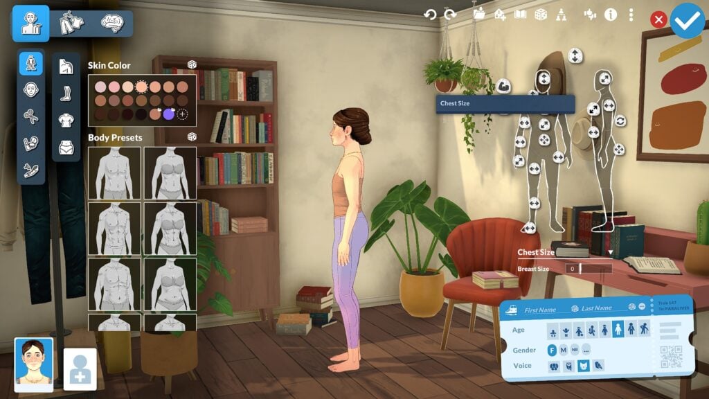 Paramaker Sliders in Paralives: Essential Guide to Character Customization 8 Paralives Body Chest Size Position Points