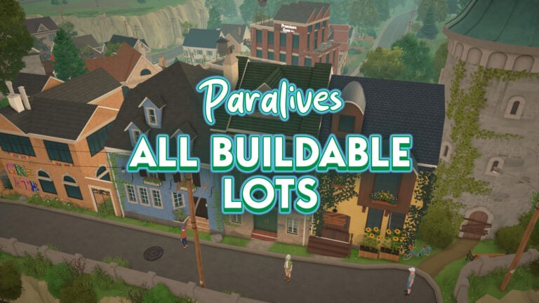 All 44 Buildable Lots and Homes For Purchase: Paralives Lots Guide