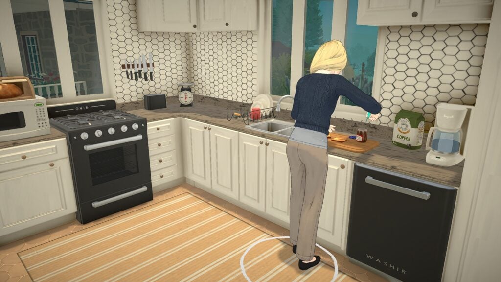 Why Paralives Already Feels Like a Cozy Escape 6 Paralives Para making food in kitchen