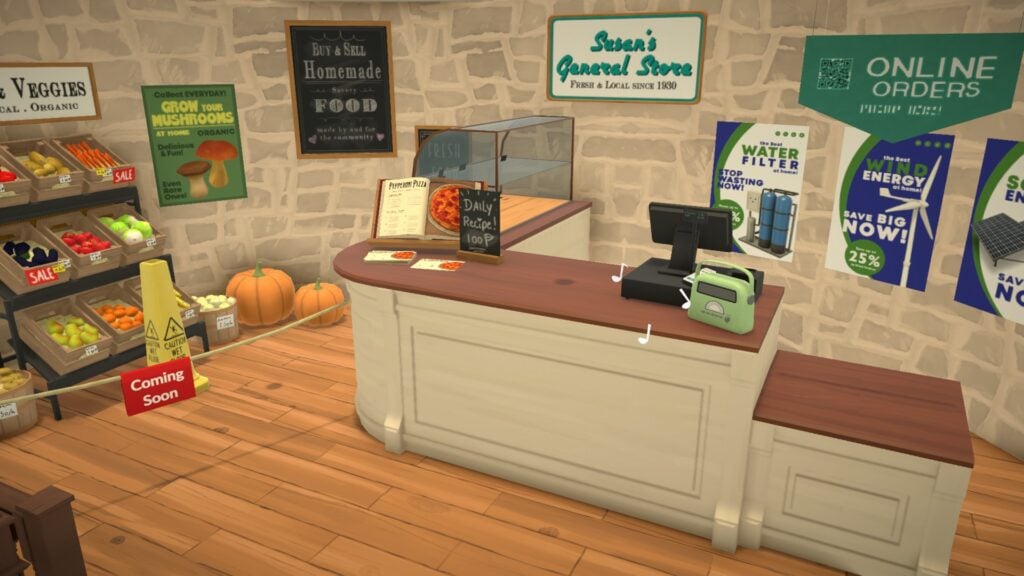 In-Game Teaser: First Look at Grocery Stores in Paralives 10 Interior counter and local goods display inside Susan’s General Store in Grocery Store Paralives
