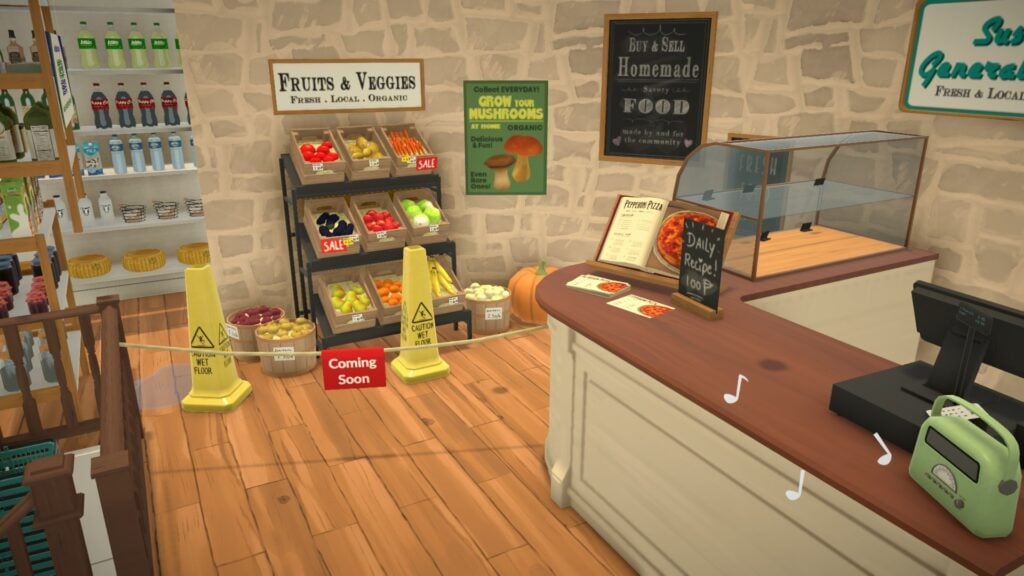 In-Game Teaser: First Look at Grocery Stores in Paralives 3 Fresh produce section inside Susan’s General Store grocery area in Paralives Grocery Store
